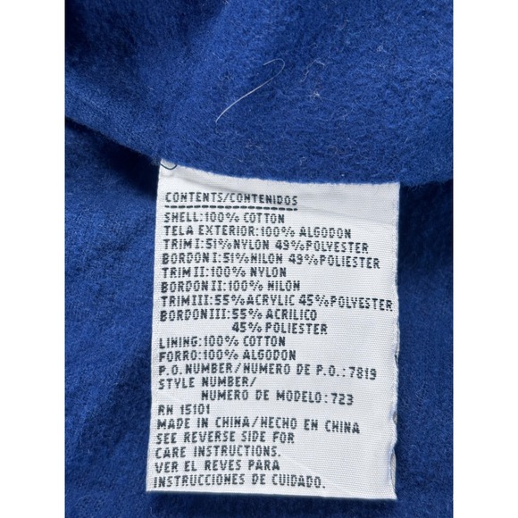 Vintage 90s Southwestern Aztec Denim Jacket Boho Western Tapestry Oversized M - Picture 11 of 13